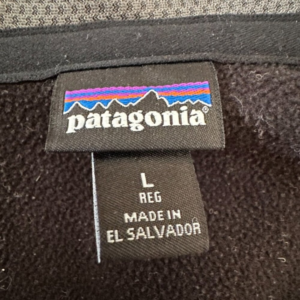 Patagonia Mens Full Zip Hoodie, Tech Fleece, Black, L - Picture 10 of 10